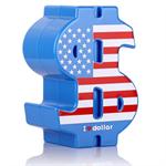 Bl� Dollar Logo Piggy Bank Plastic Saving Box